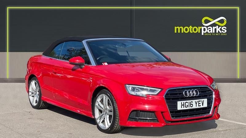 Red Used 2016 Audi A3 S-Line Cabriolet | £12,500 (Fair price) - Image 1/4