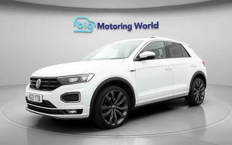 Used VW T-Roc R-line 150 HP (110 kW) 2021 White SUV