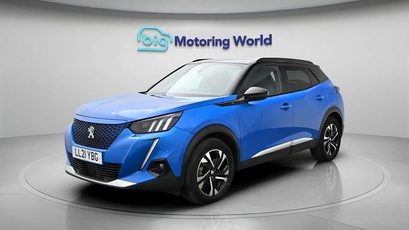 Used Peugeot e-2008 GT 98 kW (134 HP) 2021 Blue SUV
