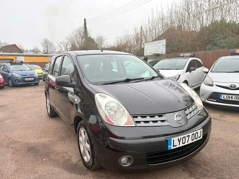 Used Nissan Note SE 110 HP (80 kW) 2007 Black Hatchback