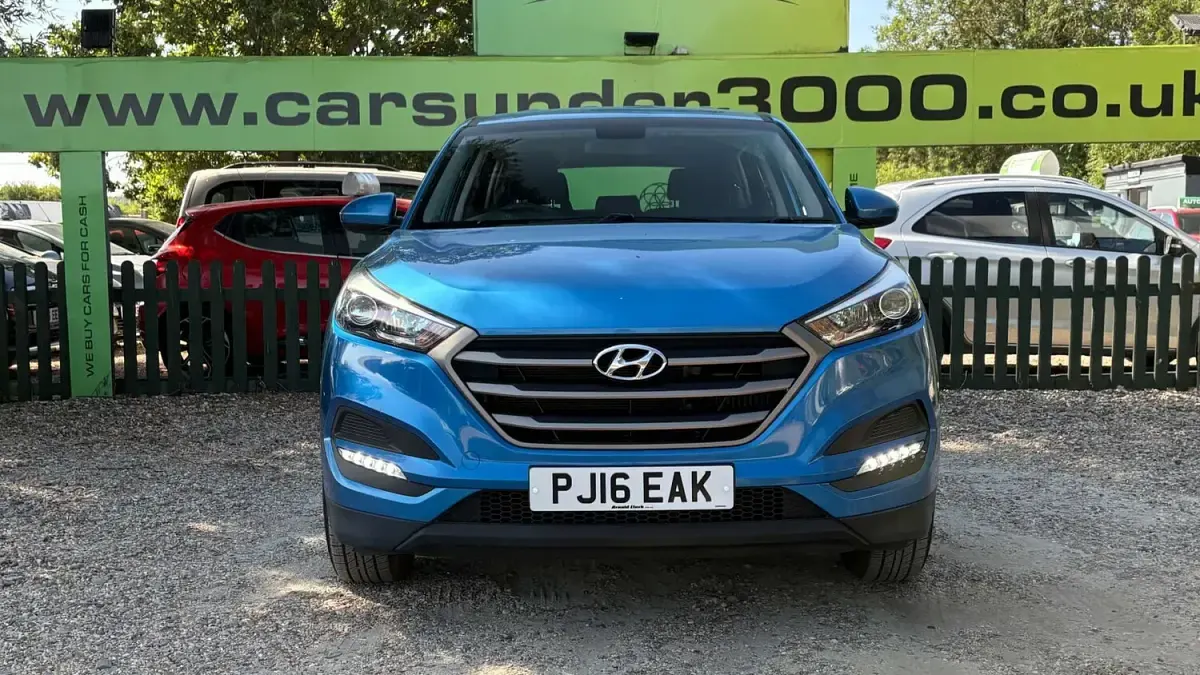 Used Hyundai Tucson 116 HP (85 kW) 2016 Blue SUV