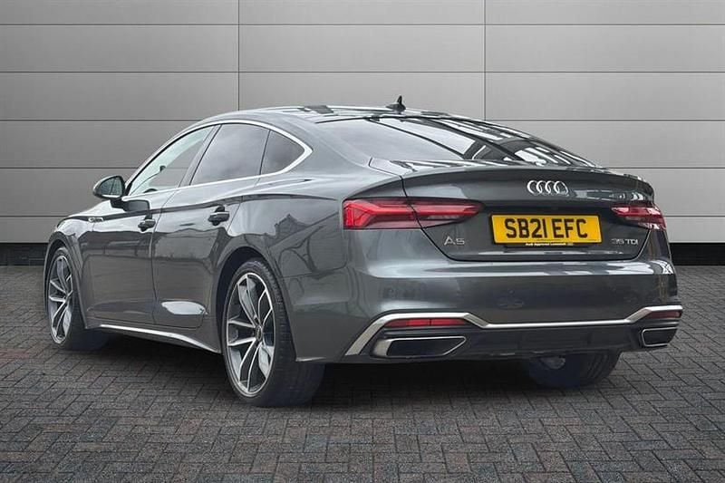 Used Audi A5 S-Line 163 HP (119 kW) 2021 Grey Coupe