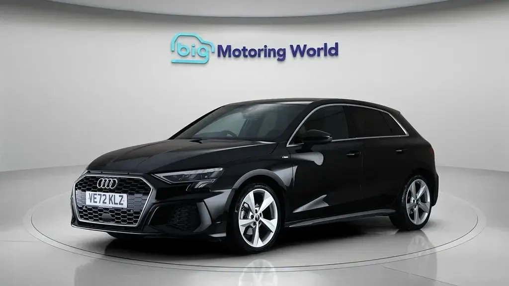 Used Audi A3 Sportback S-Line 110 HP (80 kW) 2023 Black Hatchback