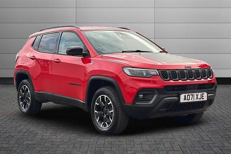 Colorado red with black roof Used 2021 Jeep Compass Trailhawk SUV | £15,295 (Good price) - Image 1/2