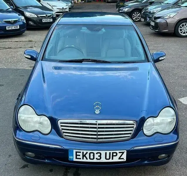 Used Mercedes C180 Elegance 2003 Blue Sedan