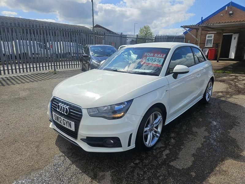 Used Audi A1 S-Line 105 HP (77 kW) 2012 White Hatchback