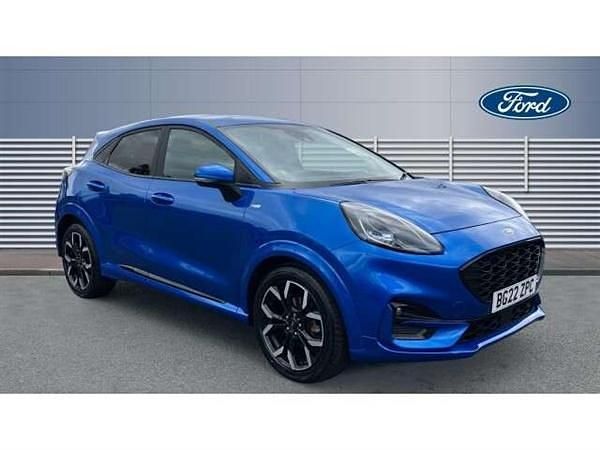 Blue Used 2022 Ford Puma Gen-E ST-Line X SUV | £15,928 (Fair price) - Image 1/4