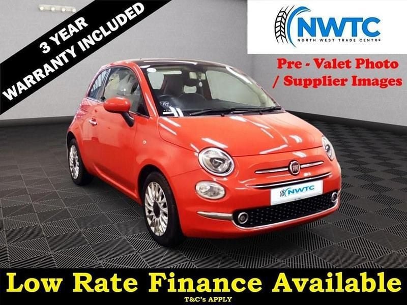 Pink Used 2019 Fiat 500 Lounge Hatchback | £6,995 (Fair price) - Image 1/3