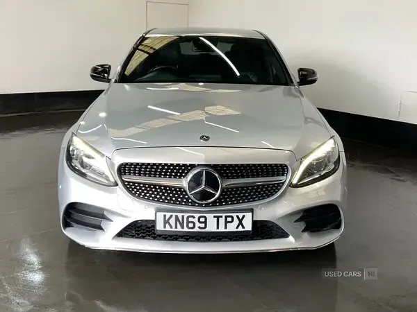 Used Mercedes C300 AMG Line Premium 2019 Silver Sedan