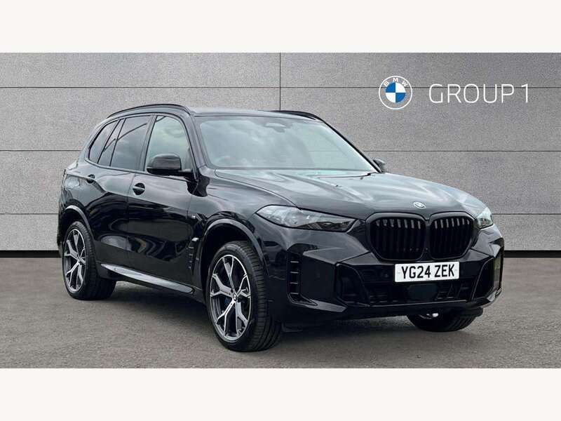 Black Used 2024 BMW X5 M Sport SUV | £60,993 (Expensive) - Image 1/4