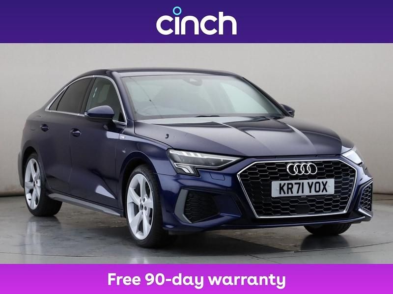 Blue Used 2022 Audi A3 S-Line Sedan | £20,999 (Fair price) - Image 1/3