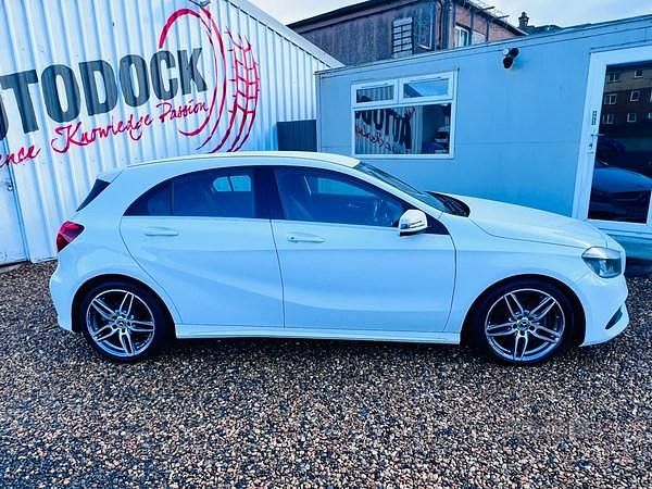 Used Mercedes A220 AMG line 2018 White Hatchback