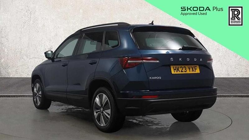 Used Skoda Karoq SE Drive 150 HP (110 kW) 2023 Blue SUV
