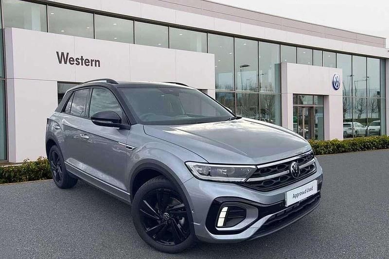 Silver New 2025 VW T-Roc Black Edition SUV | £33,999 (Good price) - Image 1/4