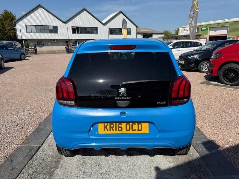 Begagnad Peugeot 108 Allure 2016 Blå Halvkombi