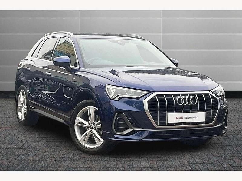 Blue Used 2023 Audi Q3 S-Line SUV | £30,970 (Fair price) - Image 1/4
