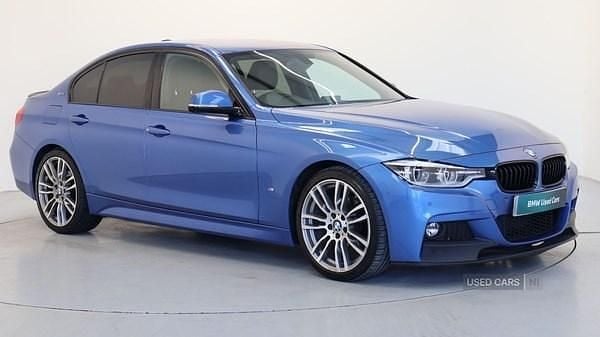 Used BMW 330e M Sport 249 HP (183 kW) 2017 Blue Sedan