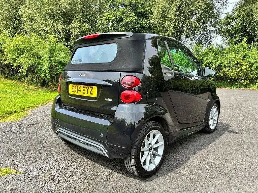 Used Smart ForTwo Cabrio Passion 71 HP (52 kW) 2014 Black Cabriolet