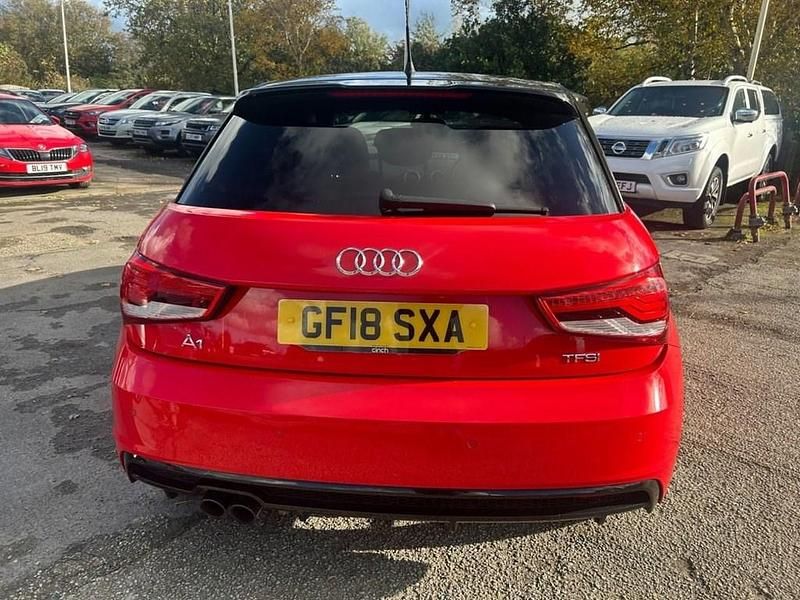 Used Audi A1 Sportback Black Edition 125 HP (91 kW) 2018 Red Hatchback