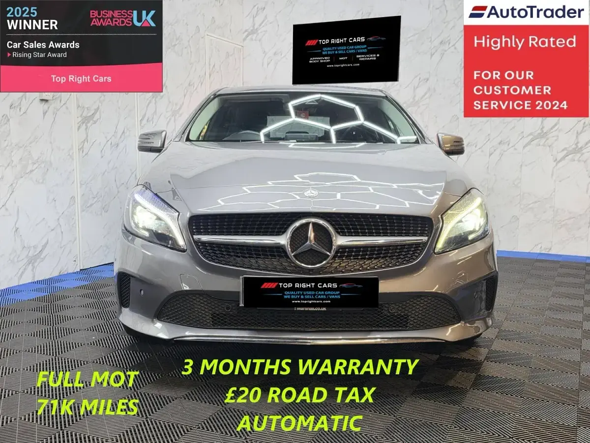 Used Mercedes A200 Premium 136 HP (100 kW) 2016 Grey Hatchback