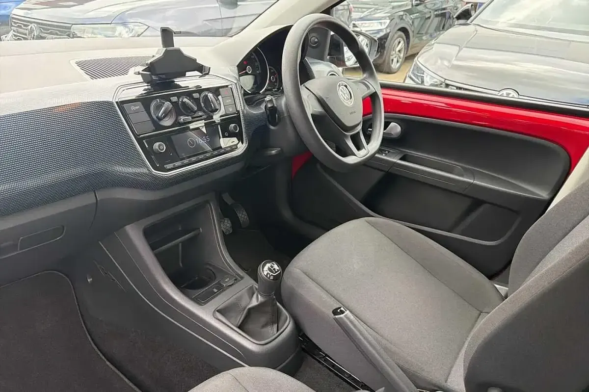 Used VW up! Black Edition 65 HP (47 kW) 2022 Red Hatchback