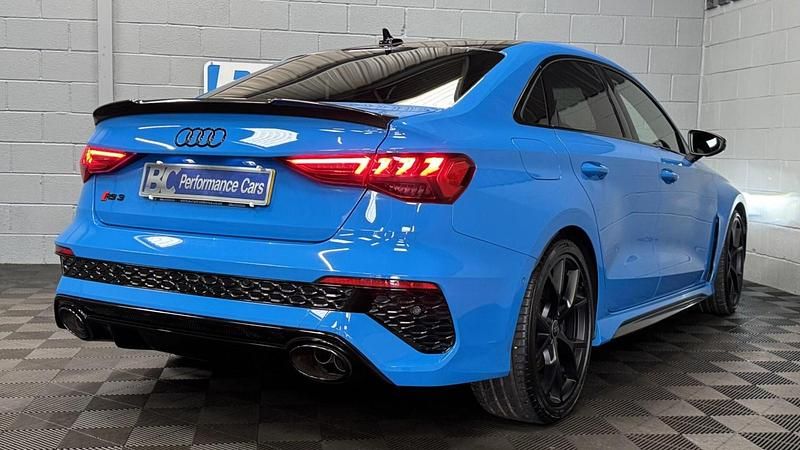 Used Audi RS3 Black Edition 2022 Blue Sedan