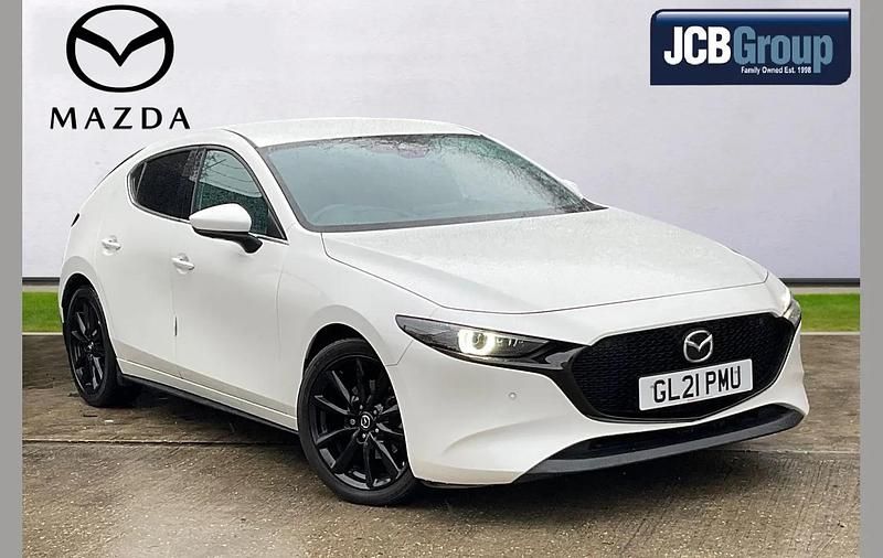 White Used 2021 Mazda 3 Inclusive Hatchback | £16,295 (Fair price) - Image 1/4