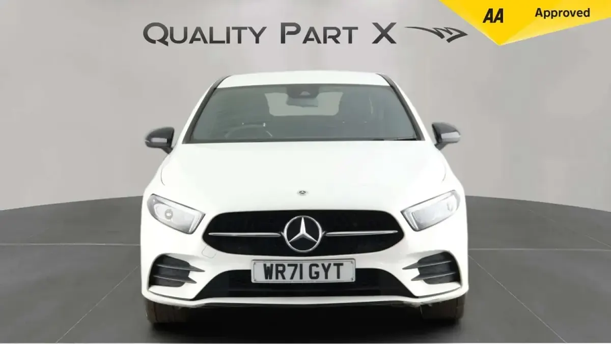 Used Mercedes A250 AMG line 2022 White Sedan