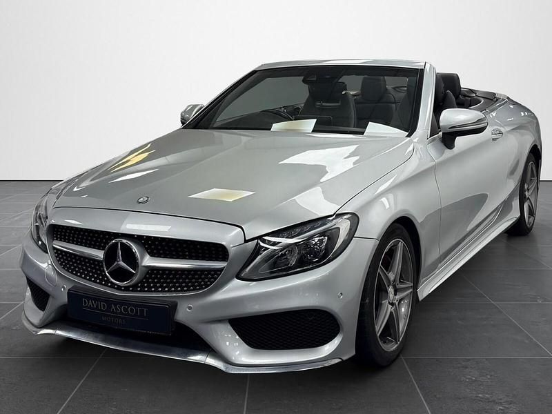 Used Mercedes C220 AMG line 2017 Silver Cabriolet