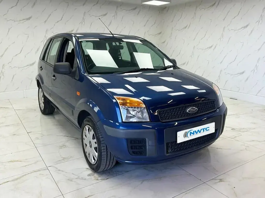 Usado Ford Fusion Style 80 CV (58 kW) 2009 Azul Utilitario