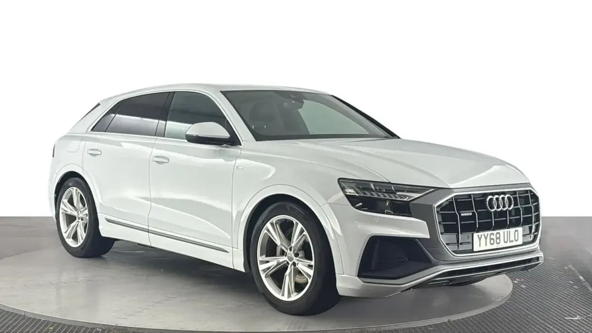 Used Audi Q8 S-Line 2018 White SUV