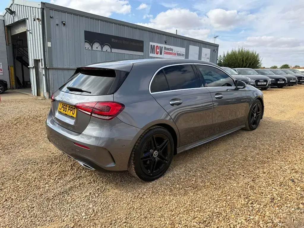 Used Mercedes A180 AMG Line Premium 136 HP (100 kW) 2018 Grey Hatchback