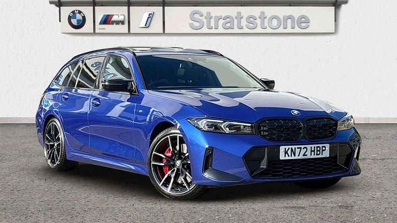 Blue Used 2022 BMW M340 Shadowline Sedan | £45,495 (Expensive) - Image 1/3