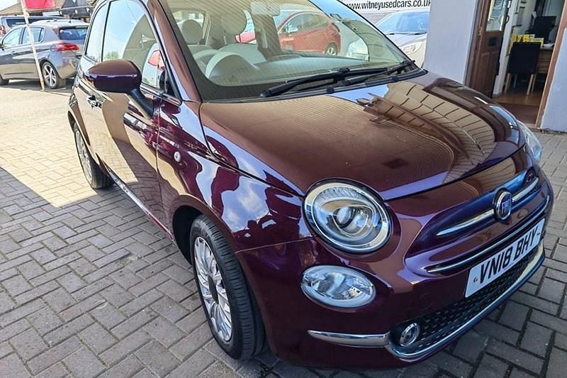 Used Fiat 500 Lounge 69 HP (50 kW) 2018 Red Hatchback