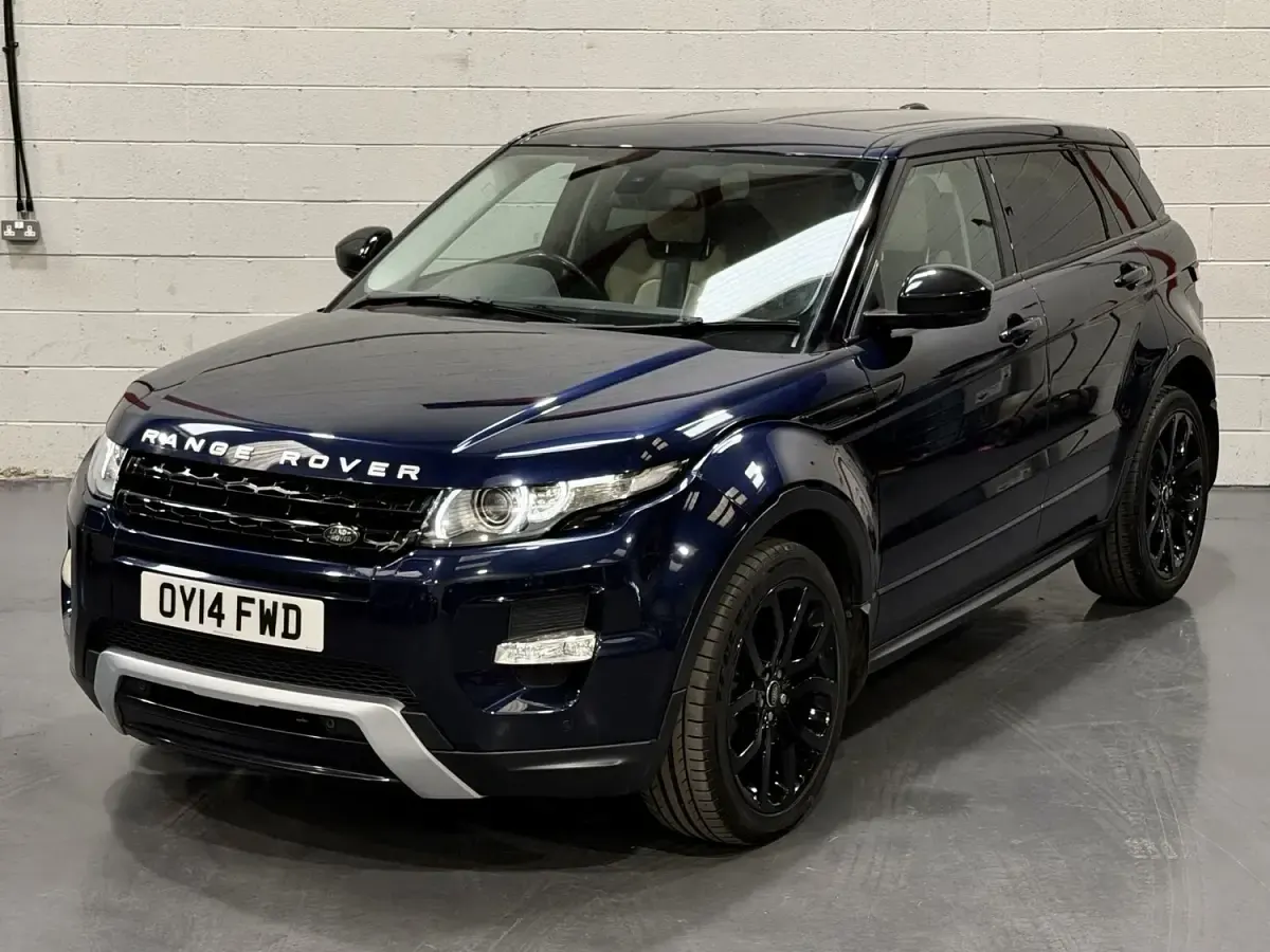 Used Land Rover Range Rover evoque Dynamic 190 HP (139 kW) 2014 Blue SUV