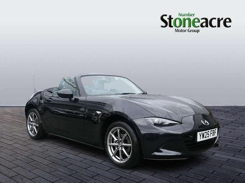 Black New 2025 Mazda MX5 Exclusive-Line Cabriolet | £26,295 (Good price) - Image 1/4