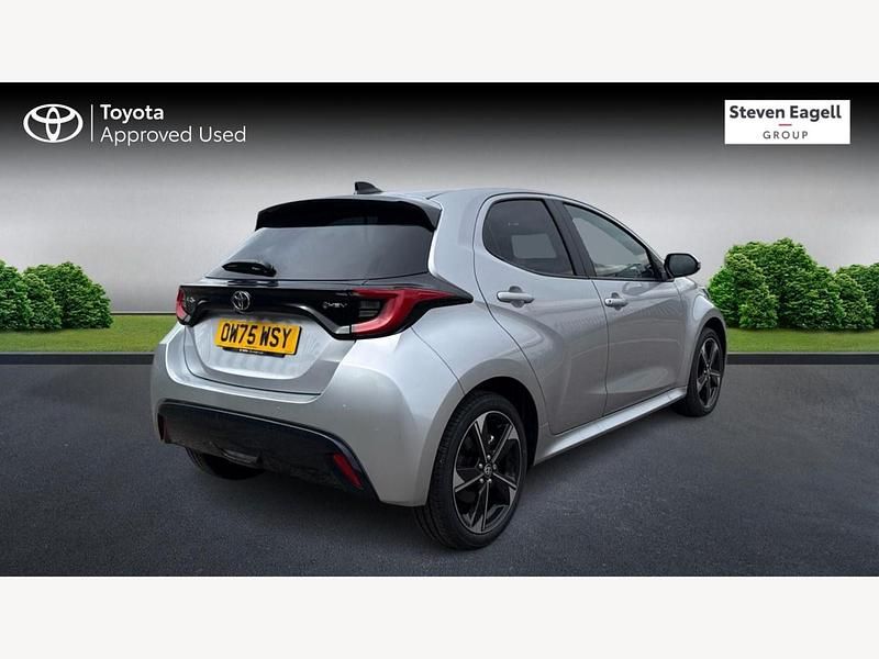 New Toyota Yaris Hybrid 2025 Silver Hatchback