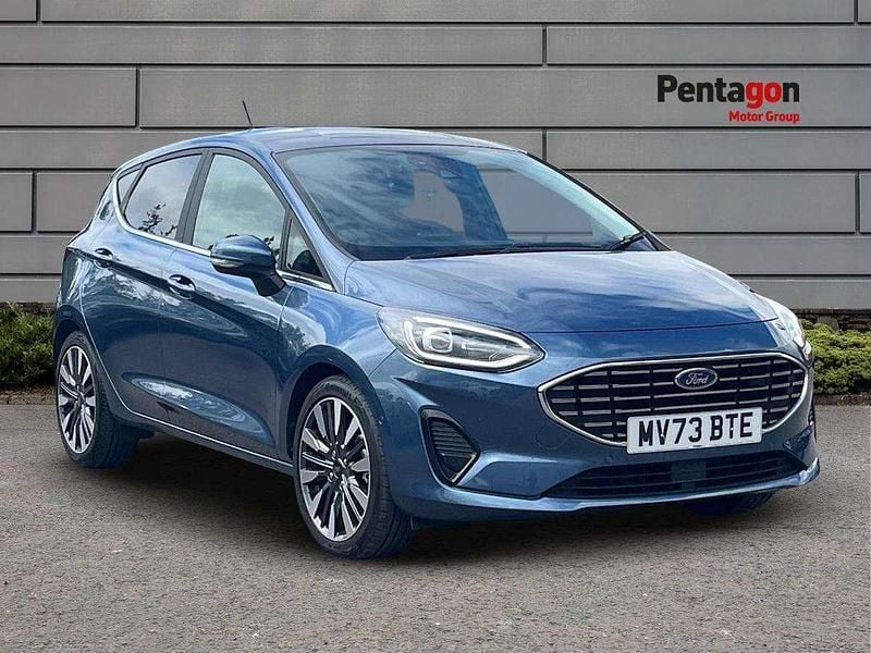 Blue Used 2023 Ford Fiesta Titanium X Hatchback | £18,495 (Fair price) - Image 1/4