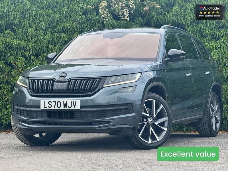 Grey Used 2020 Skoda Kodiaq SportLine SUV | £25,995 (Good price) - Image 1/4
