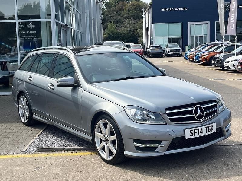 Silver Used 2014 Mercedes C250 Sport Edition Estate | £11,495 (Super price) - Image 1/4