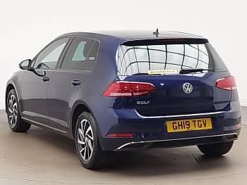 Used VW Golf VII Match 115 HP (84 kW) 2019 Blue Hatchback