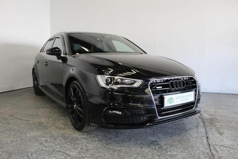 Used Audi A3 Sportback S-Line 184 HP (135 kW) 2014 Black Hatchback