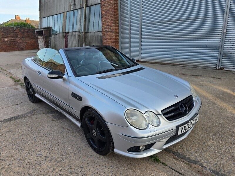 Silver Used 2009 Mercedes CLK200 Cabriolet | £3,295 (Fair price) - Image 1/4