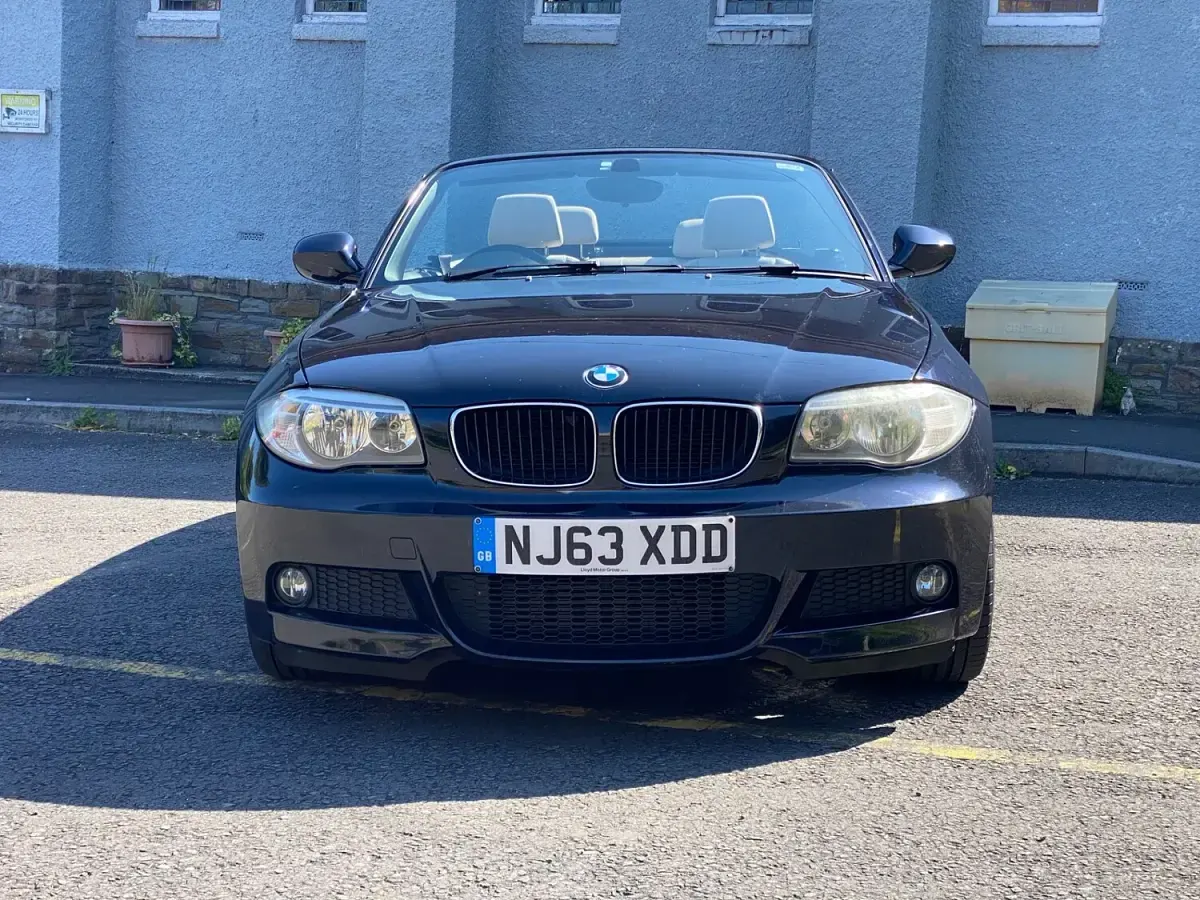 Used BMW 123 Cabriolet Sport Line 2013 Black Cabriolet