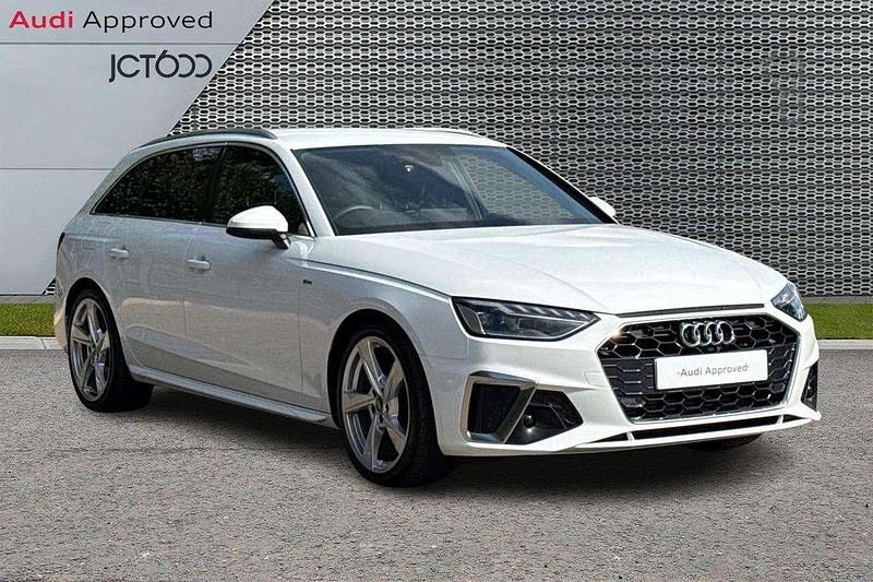 White Used 2023 Audi A4 S-Line Estate | £27,830 (Fair price) - Image 1/4