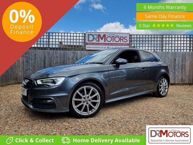 Grey Used 2016 Audi A3 S-Line Hatchback | £7,240 (Good price) - Image 1/4