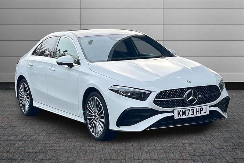 Digital white Used 2023 Mercedes A250 AMG Line Premium Plus Sedan | £26,290 (A bit pricey) - Image 1/4