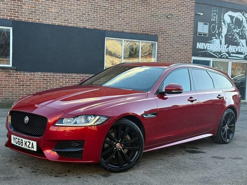 Used Jaguar XF Sportbrake R-Sport 180 HP (132 kW) 2018 Red Estate
