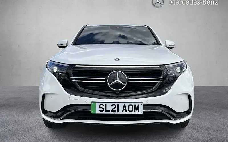 Used Mercedes EQC400 AMG line 300 kW (408 HP) 2021 White SUV
