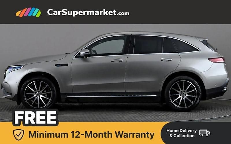 Used Mercedes EQC400 AMG line 300 kW (408 HP) 2022 Silver SUV